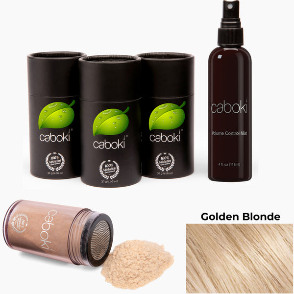 Product in golden blonde